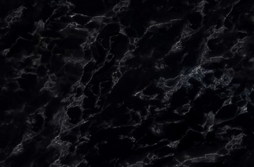 Black marble texture background with natural gray pattern