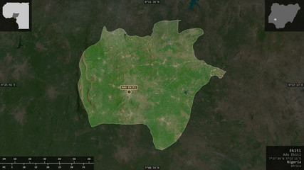 Ekiti, Nigeria - composition. Satellite