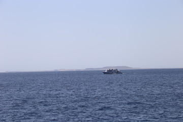 fishing boat in the sea