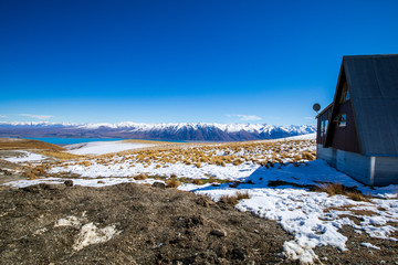 A Ski Resort on Roundhill Ski Area, Tekapo