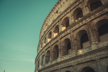 Plakat Colosseum at Roma