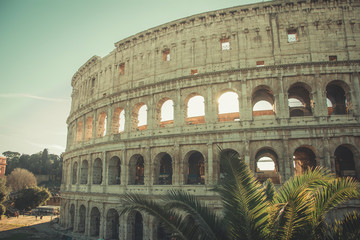 Fototapeta na wymiar Colosseum at Roma