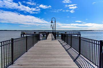Fototapeta premium Pier on the River