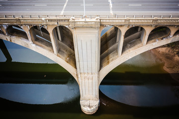Drone of Donald Goodkind Bridge Raritan River New Jersey 