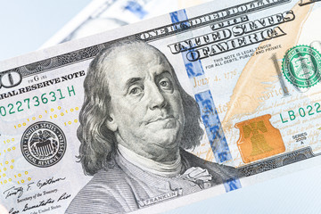 one hundred dollar bills