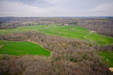 Aerial Landscape of Peapack Gladstone New Jersey