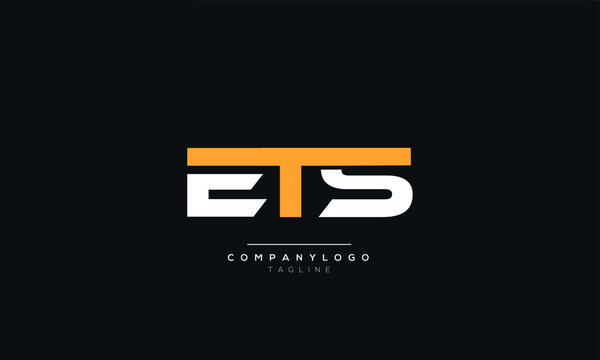 ETS Letter Logo Design Template Icon Vector