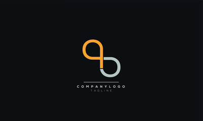qb bq q bLetter Logo Design Template Icon Vector