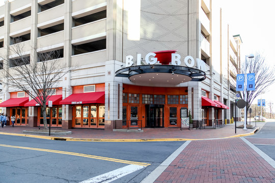 Reston, Virginia, USA - March 1, 2020: Big Bowl in Reston, Virginia, USA. 
Big Bowl Asian Kitchen, a chain owned by Dallas-based restaurant giant Brinker International Inc.
