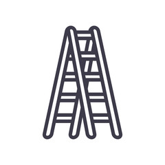 Isolated ladder line style icon vector design