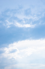 blue sky with clouds