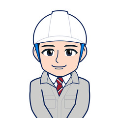 現場監督のイラスト