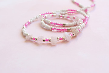 Rose Quartz Waist Beads