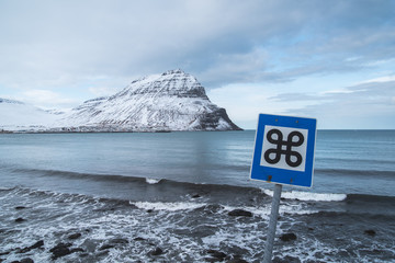 Snowy Mountain At The Ocean © AristilisPhotography