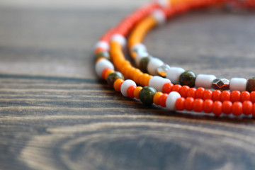 Yellow Orange Unakite Waist Beads