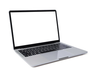 Laptop isolated on white background