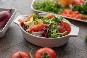 Vegan Food, Plant-based food. Vegetarian meals. Healthy Contain Meals