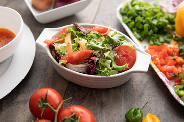 Vegan Food, Plant-based food. Vegetarian meals. Healthy Contain Meals