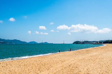 Fototapeta na wymiar Nha Trang City Beach, Vietnam