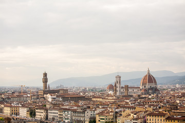 Fototapeta na wymiar Cityscape of the city of Florence, Italy.