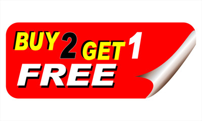 buy two get one free.