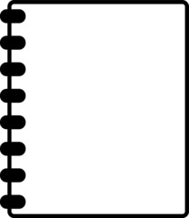 Book icon isolated on white background. Book icon in trendy design style