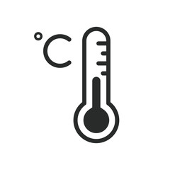 thermometer icon vector design illustration