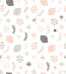 植物のシームレスパターン