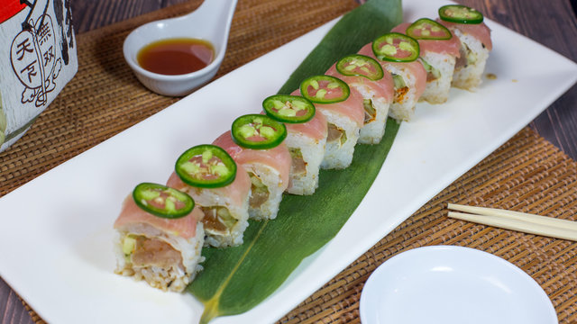 Japanese food sushi at Oho Sushi Long Beach