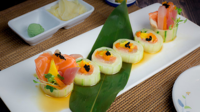 Japanese food sushi at Oho Sushi Long Beach