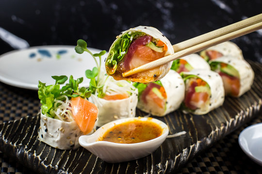 Japanese food sushi at Oho Sushi Long Beach