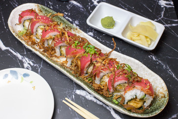 Japanese food sushi at Oho Sushi Long Beach