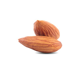 Almond isolated on white background