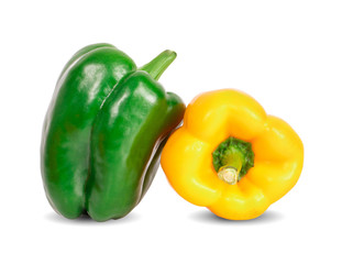 Sweet  pepper isolated on a white background