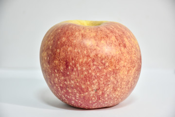 red apple on a white background