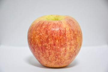 red apple on a white background