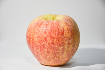 red apple on a white background