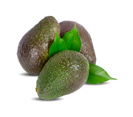 Avocado isolated on white background