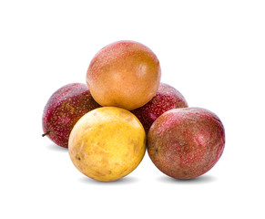 passion fruit isolated on white background
