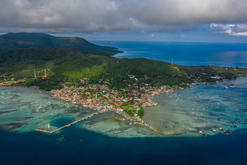 Naklejka premium Karimun Jawa Paradise - Drone Collection
