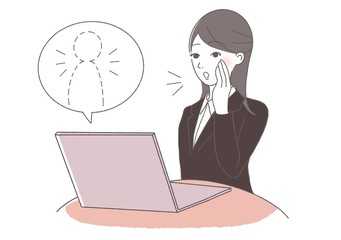 通信相手が不在　働く女性