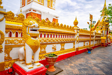 Wat Phra That Phanom temple in That Phanom District Nakhon Phanom Province, northeastern Thailand