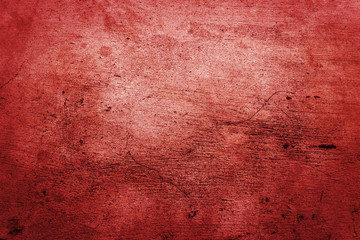 old dirty red concrete or cement material in abstract wall background texture.