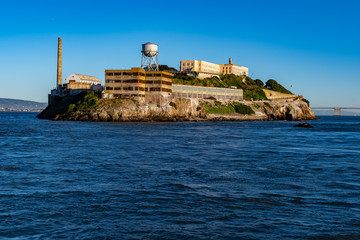 Alcatraz Island prison penitenciary, San Francisco California, USA, March 30, 2020