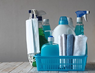 The age of coronavirus 2020g.The idea of General cleaning and disinfection during coronavirus quarantine.