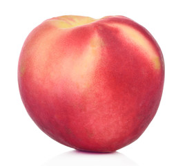 peach  healthy fresh fruit from nature isolated on a white background.
