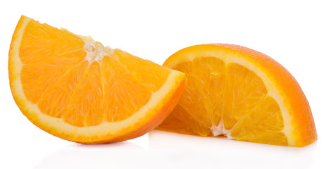 Orange,healthy fresh fruit from nature isolated on a white background.