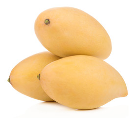 Mangos  healthy fresh fruit from nature isolated on a white background.