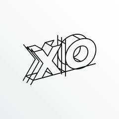 Initial Letter XO with Architecture Graphic Logo Design