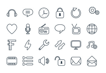 thumb up line style icon vector design